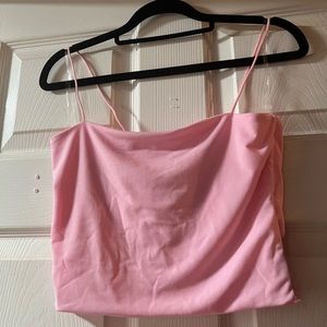 Pink crop top